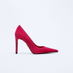 ZARA SUEDE PUMPS